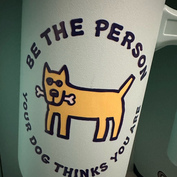 NIB Life is Good 32oz Voyager Tumbler Light Blue w/straw & Cleaning Brush - Picture 2 of 6